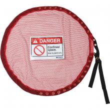 Brady 151081 - Lock Red Mesh Covers M Fits 24" Opening