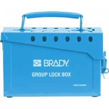 Brady 45190 - GROUP LOCK BOX, SMALL, 13 LOCK, BLUE