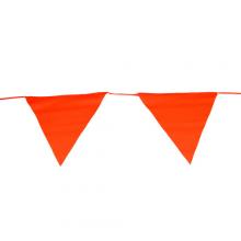 Brady 58388 - ROLL OF 15 PENNANTS FLOUR. ORANGE