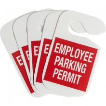 Brady 69718 - EMPLOYEE PARKING, RED, UN-NUMBERED