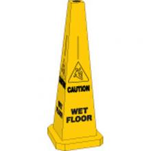 Brady 77200 - CONE-4SIDE-25H-YL/BK-WET FLOOR