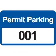 Brady 95207 - BUMPER TAGS, 001-100, BLUE