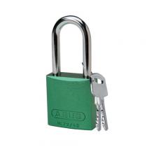 Brady 99617 - Alum Padlock 1.5" Alum Shackle KD GN