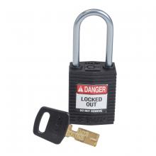 Brady CPT-BLK-38AL-KD - Comp Lock Nylon 1.5" Alum Shkl KD BK 1PK