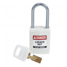 Brady CPT-WHT-38AL-KD - Comp Lock Nylon 1.5" Alum Shkl KD WT 1PK