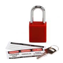 Brady 103533 - DP-BRADY SAFETY PADLOCK, 1.5" KD RED