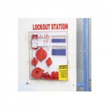 Brady 65298 - ADJ L/O STATION LG W/COVER/COMP 2 BOXES