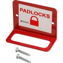 Brady LR060E - Small Padlock Station Holds 12 Padlocks