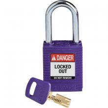 Brady NYL-PRP-38ST-KD - Nylon Padlock 1.5" Steel Shackle KD PL