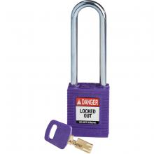 Brady NYL-PRP-76ST-KD - Nylon Padlock 3" Steel Shackle KD PL