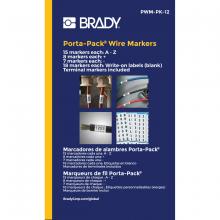 Brady PWM-PK-12 - Porta PK WM Refill Legend A to Z