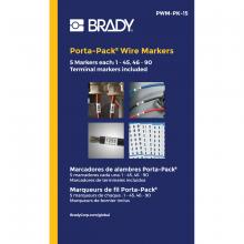 Brady PWM-PK-15 - Porta PK WM Refill Legend 1 to 90