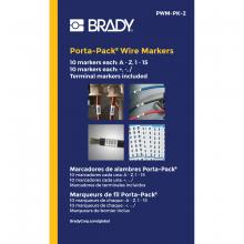 Brady PWM-PK-2 - Porta PK Wire Marker Refill Combo 2