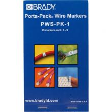 Brady PWS-PK-1 - Porta PK WM Refill Legend 0 to 9