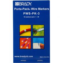 Brady PWS-PK-3 - Porta PK WM Refill Legend 1 to 45