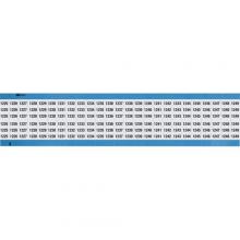 Brady WM-1225-1249-SC-PK - Wire Marker .75in H x 0.36in W 1225-1249