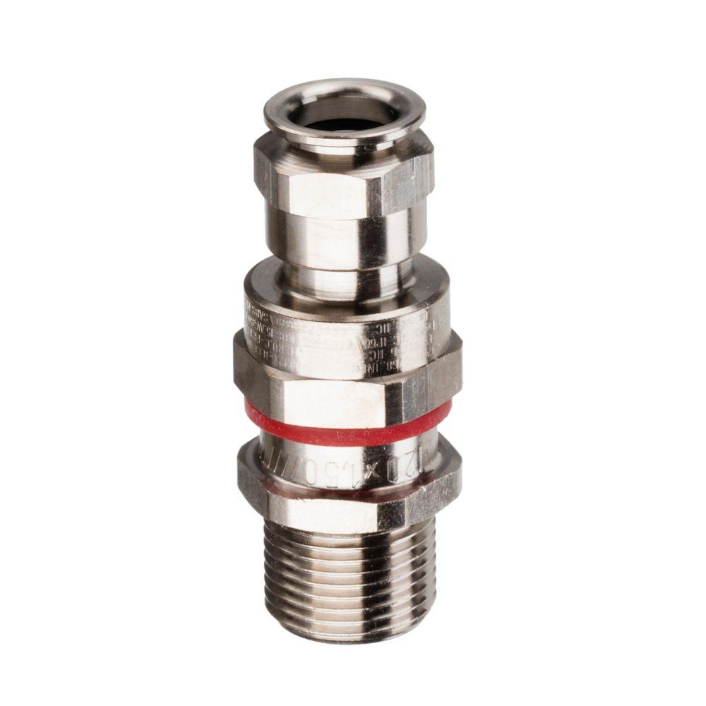 BARRIER NON ARM GLAND IP66/68 SS NPT 1IN KIT