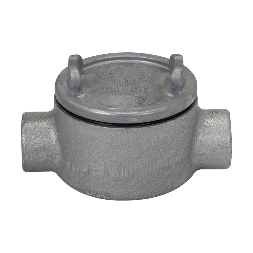 3/4 CST IRON ROUND BASE OUTLET 3&#34; CVR