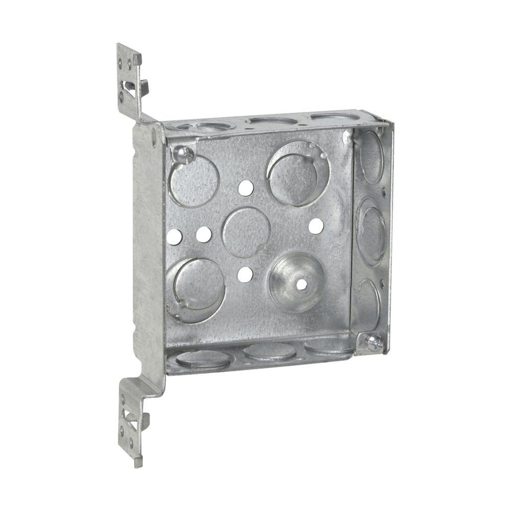 4 SQ COND OUTLET BOX VMS BRKT WELDED