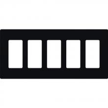 Lutron Electronics CW-5-BL - CLARO WALLPLATE 5 GNG BLACK