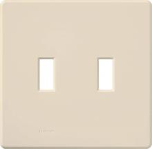 Lutron Electronics FG-2-LA - FASSADA GLOSS FASHION WALLPLA LT. ALMOND