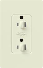 Lutron Electronics SCR-15-DDTR-BI - SATIN 15 A TMPR RESIST DUAL DIM RECPT BI