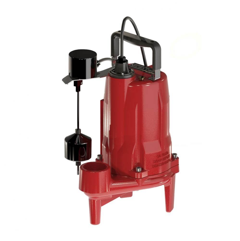 Prg101Av-2 1 Hp Residential Grinder Pump Provore Pump With Vertical Float And 25&apos;&apos; Power