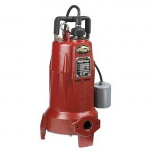 Liberty Pumps LSG202M-C - 2 HP, Grinder Pump, 1 PH, 208-230V, 25'' Cord, 1-1/4'' Discharge, Manual, with