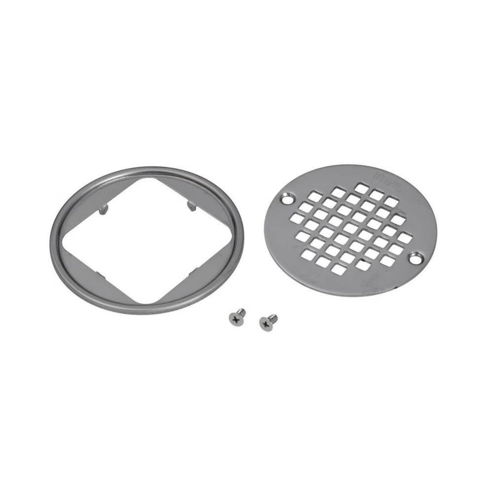 Round Polished Ss Screw In Strainer W/Ring