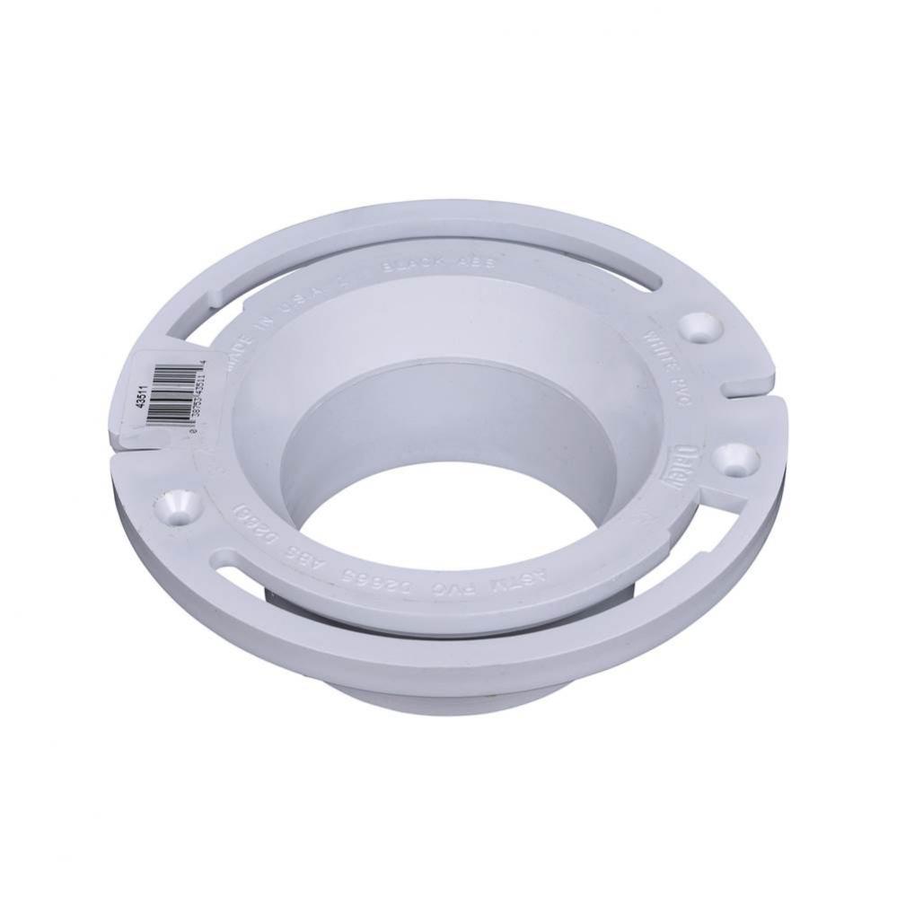 3-4 In. Adjustable Level-Fit Flange W/O Cap Pvc