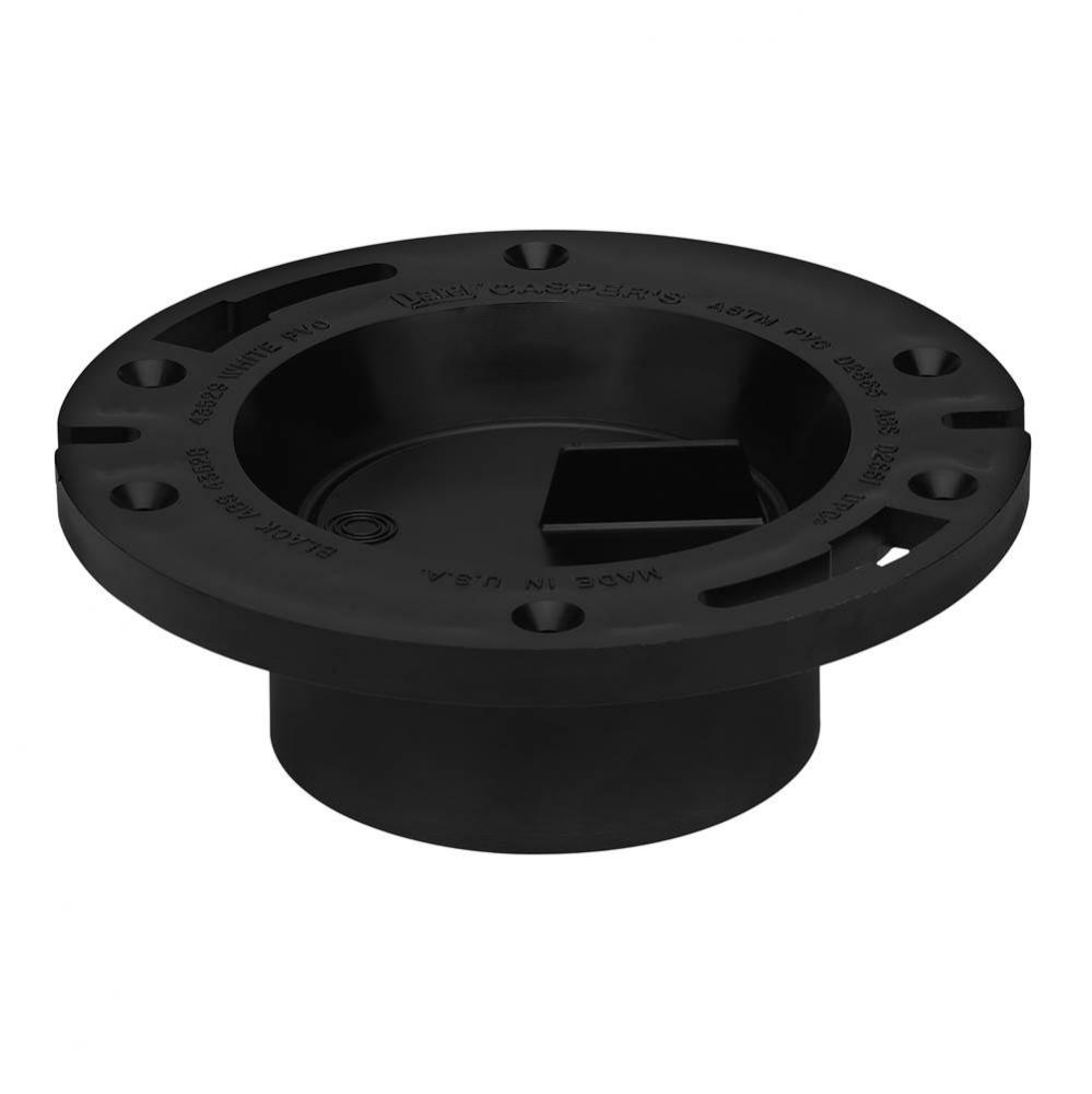 3-4 In. Short Slot Level-Fit Flange W/Cap Abs