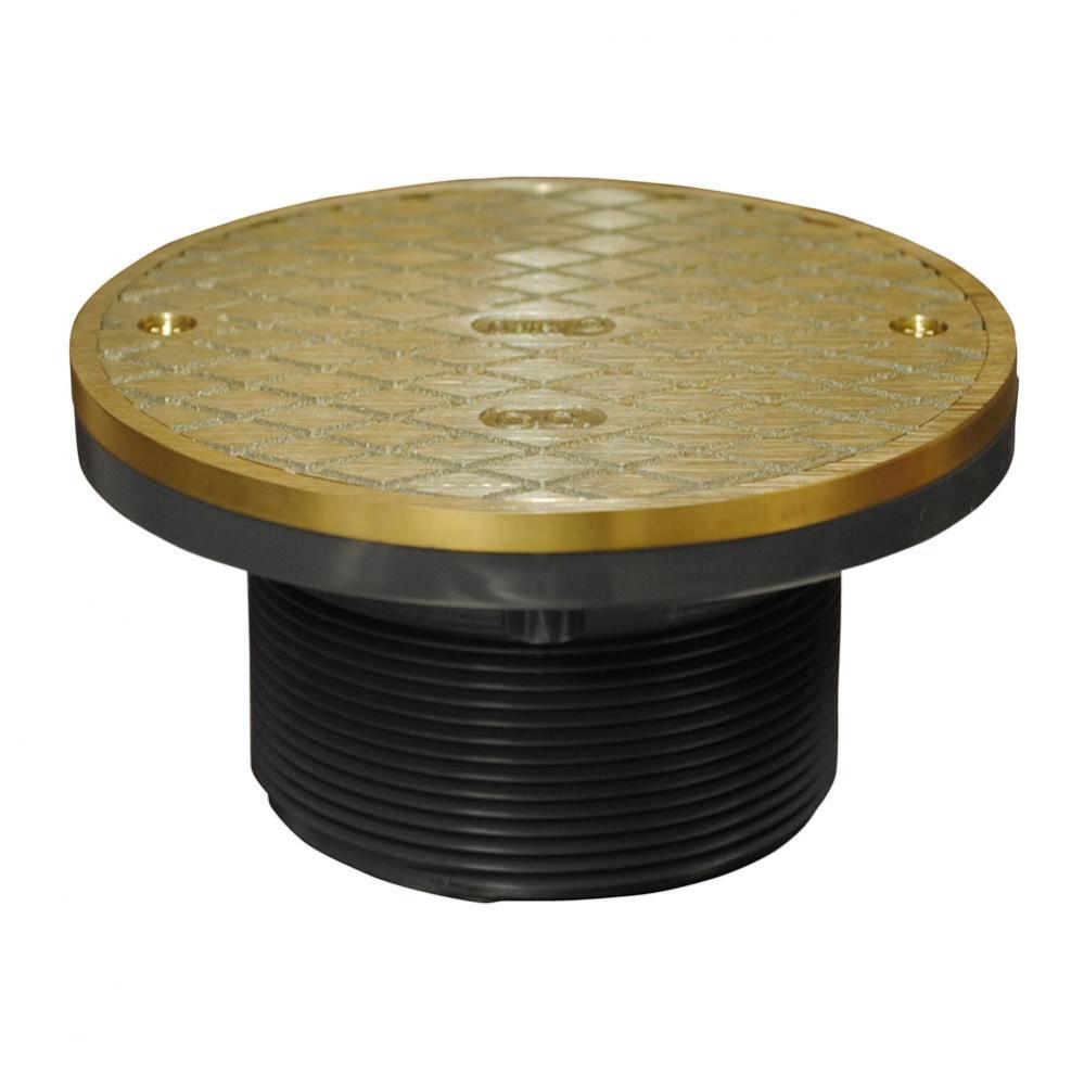 6 In. Brass Cover W/Ring  Barrel