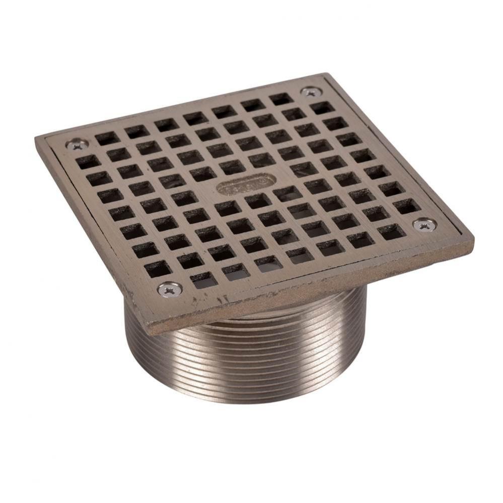 5 In. Cast Nickel Square Barrel Square Strainer