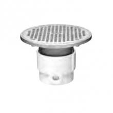 Oatey 72168 - 4 In. Adjustable Pvc Pipe Fit Drn W/6 In. Ni Strainer  Ring