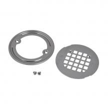 Oatey 42339 - Round Polished Ss Snap In Strainer W/Ring