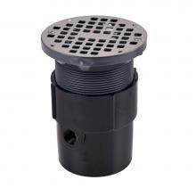 Oatey 82017 - 3 Or 4 In. Adjustable Abs Drain W/5 In. Ss Grate