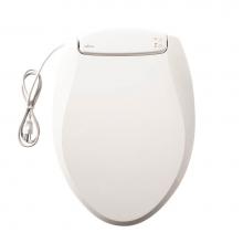 Church H1700NL 000 - Radiance Elongated Plastic Toilet Seat in White with Adjustable Heat, iLumalight, STA-TITE Seat Fa