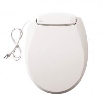 Church H700NL 000 - Radiance Round Plastic Toilet Seat in White with Adjustable Heat, iLumalight, STA-TITE Seat Fasten