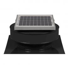 IPS Roofing Products 80716 - Compact Solar Roof Fan - Black