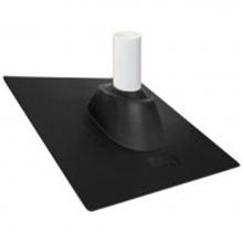 IPS Roofing Products 81931 - 18'' x 18'' Hard Plastic Base Roof Flashings for 1 1/4'' or 1 1/2&ap
