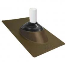IPS Roofing Products 81856 - Brown Multi-Size 3 N 4 Galvanized Steel Base Roof Flashings