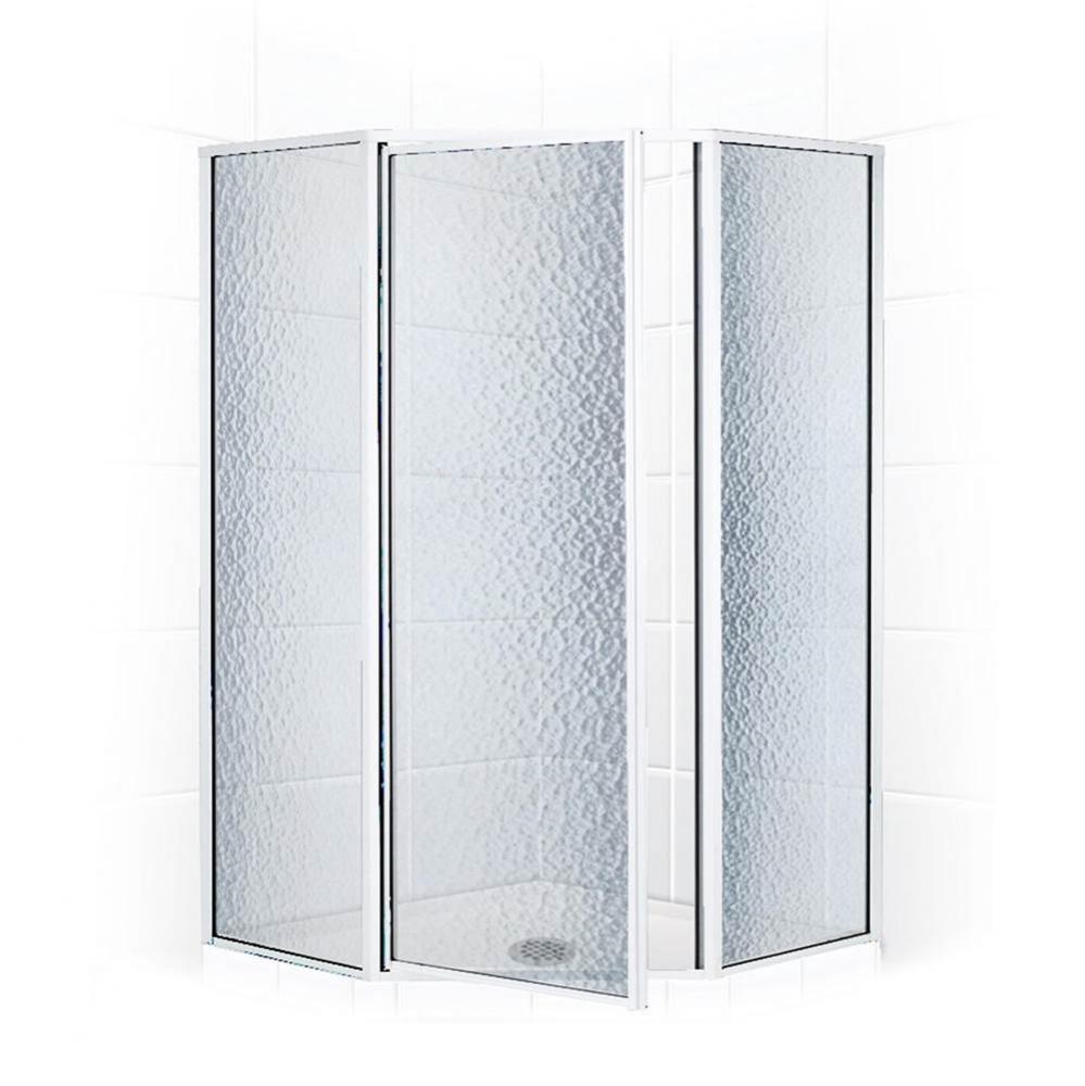Neo Angle Shower Enclosure with Obscure Glass, 36&apos;&apos;, Silver