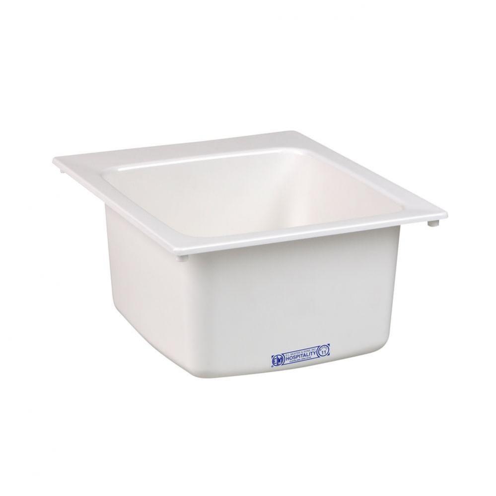 Utility Sink, 17&apos;&apos;x20&apos;&apos; White, 6 Pack