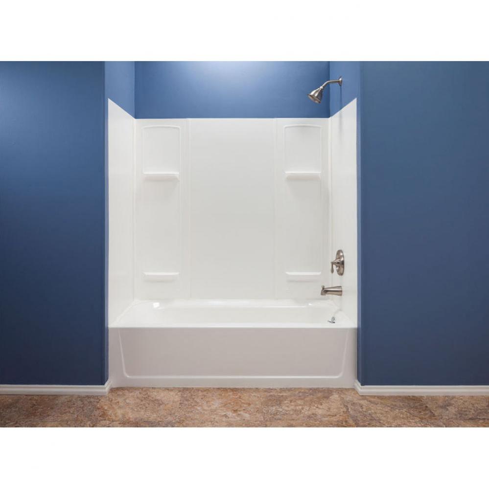 Durawall Bathtub Wall, White