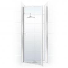 Mustee And Sons 36.403 - Pivot Door with Clear Glass, 36'', Chrome