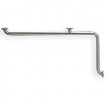 Mustee And Sons 390.303 - Grab Bar, 42''x20'' L, 1.5'', Smooth, Stainless Steel