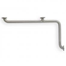 Mustee And Sons 390.304 - Grab Bar, 34''x18'' L, 1.5'', Smooth, Stainless Steel