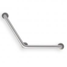 Mustee And Sons 390.314 - Grab Bar, 16''x16'' L, 1.5'', 120 deg Angle, Smooth, Stainless Steel