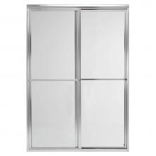 Mustee And Sons 48.403 - Bypass Enclosure with Clear Glass, 48'', Chrome