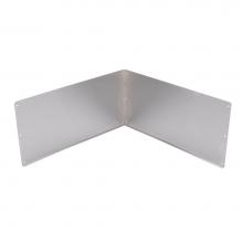 Mustee And Sons 67.2424 - Duraguard Wall Plate, 24''x12'', Stainless Steel, (2) Panel, For 62M or 63M Ba